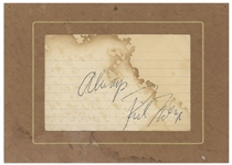 Ricky Nelson Autograph